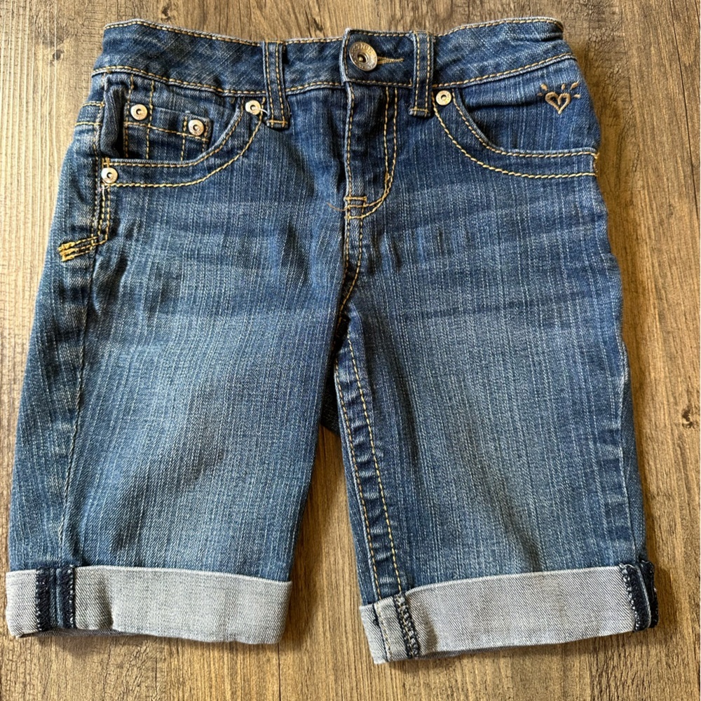 Justice Blue Denim Kids Shorts 10Slim